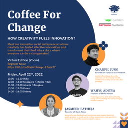 How does creativity fuel innovation? Let’s find out over coffee!